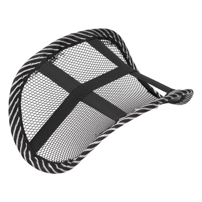 Auto Hoofdsteun Nekkussen Neopreen Mesh Ijszijde Ventilatiekussen Interieuraccessoires black