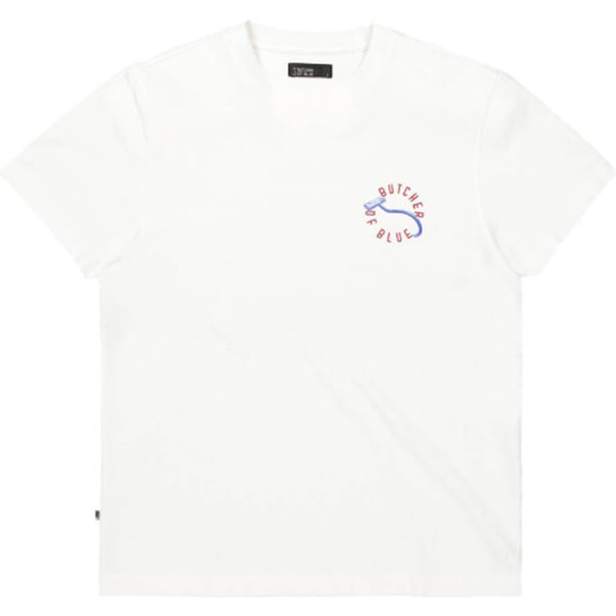 T-shirt Butcher of Blue vintage hook loose tee creme oversized