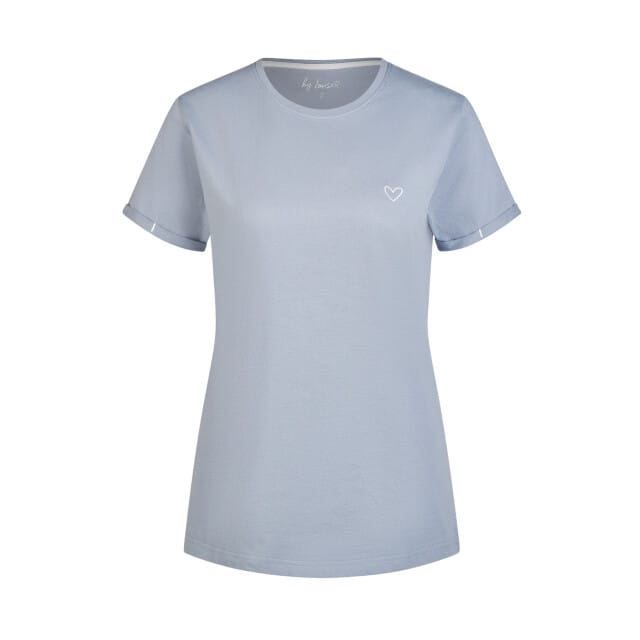 By Louise Essential Dames Korte Pyjama Set Shortama Lichtblauw - Maat L
