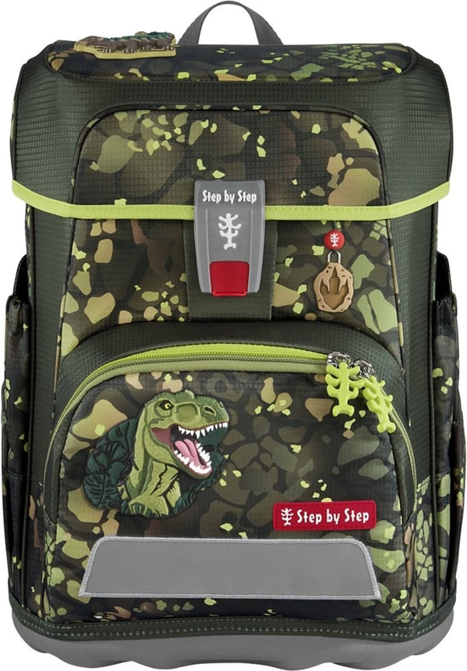 Step by Step Schooltas Cloud Schulranzen-Set 5-delig Dino Torex Groene