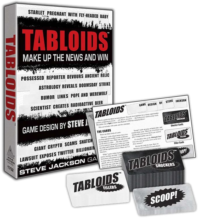 Tabloids - Partyspel - Kaartspel - Engelstalig - Steve Jackson Game