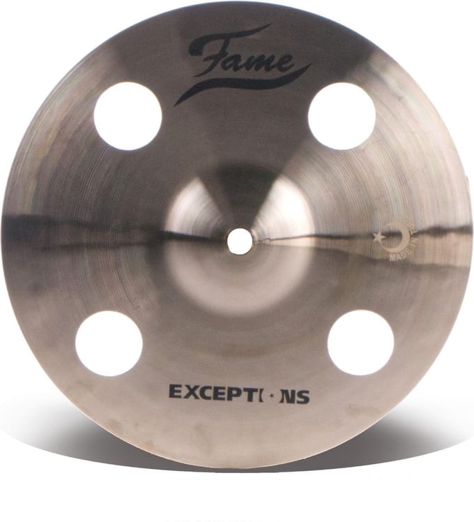 Fame Masters B20 Holey Splash 10" Natural Finish - Splash-bekken
