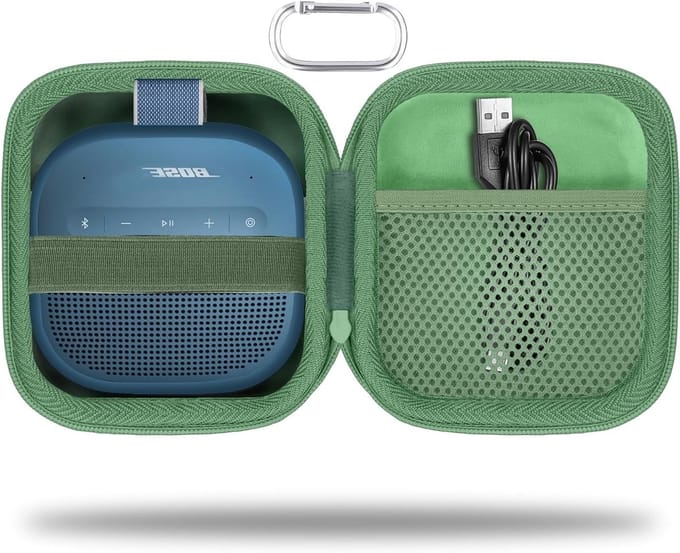 Draagbare Hard Case voor Bose SoundLink Micro (2e Gen) Bluetooth Speaker - Bescherming, Reisoplossing, Outdoor Accessoire