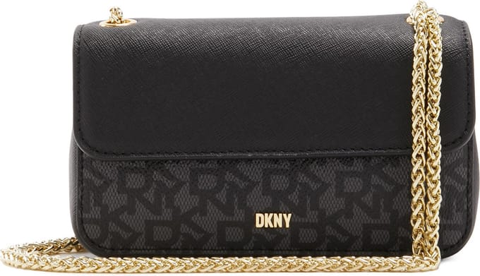 DKNY Schoudertas Avondtas Minnie Shoulder Bag BK Logo - BK Zwart