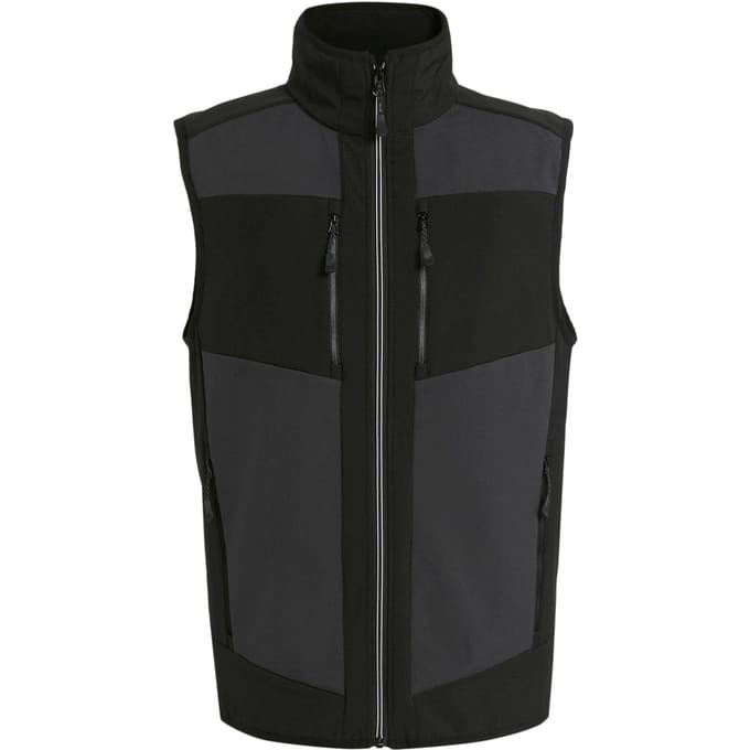 Regatta Heren E-Volve Colour Block Softshell Bodywarmer (Grijs/Ash)