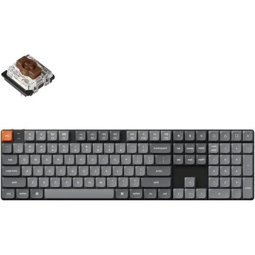 Keychron K5 Max QMK/VIA mechanical toetsenbord brown switch