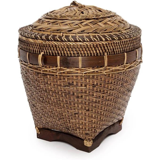 Safaary - The Colonial Storage Basket - Natural Brown - L