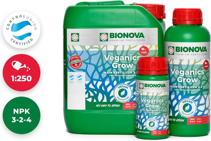 BIO NOVA VEGANICS GROEI 1 LITER
