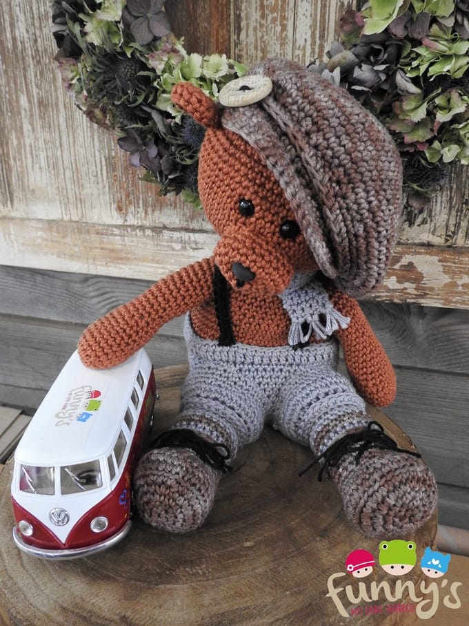 Haakpakket Funny bear Benny