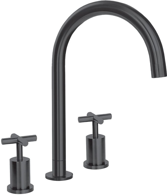 Lanesto Urban Brooklyn rond Gun Metal Zwart