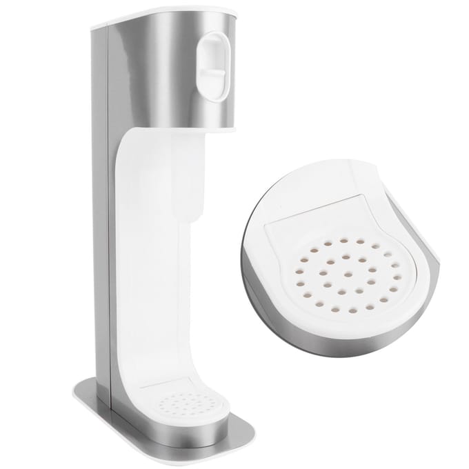 Draagbare Bruisend Water Machine Handmatige Sprankelend Water Drank Maker voor Thuis Commercieel Gebruik white