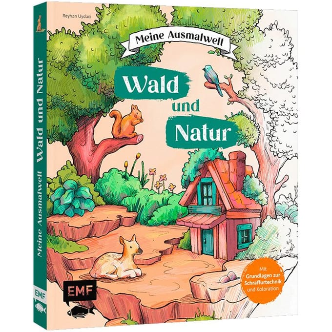 Boek "Meine Ausmalwelt: Wald und Natur"