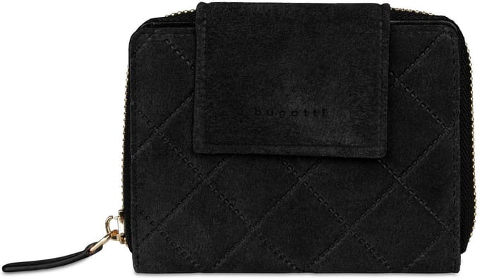 bugatti portemonnee Fabia Ladies Zip Wallet Black zwart