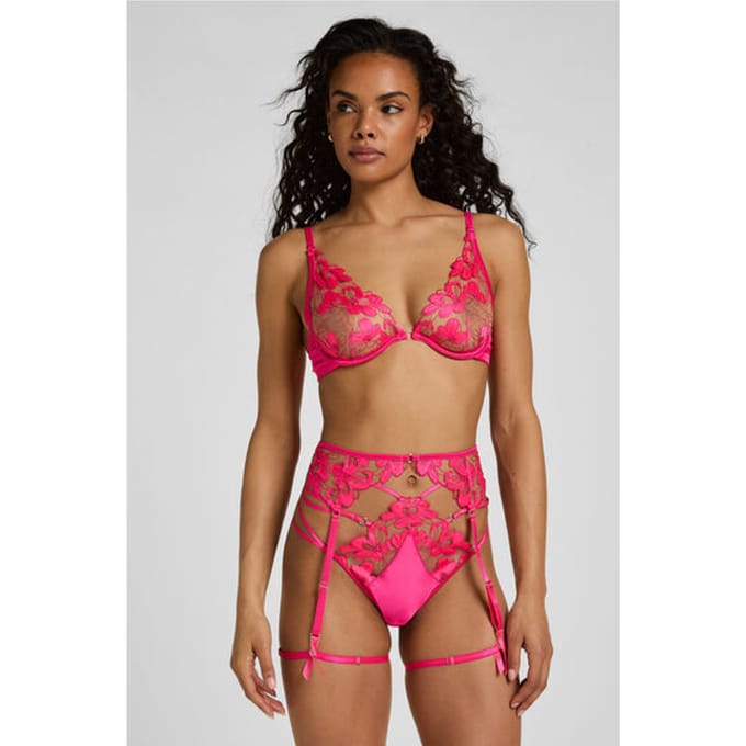 Hunkemöller Jarretel Beatrice Roze