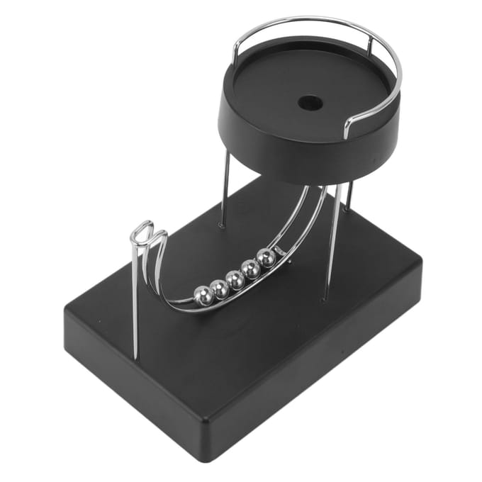 Decoratieve Perpetuum Mobile Machine Cyclus Decompressie Ornamentaal Speelgoed voor Huisdecoratie gray