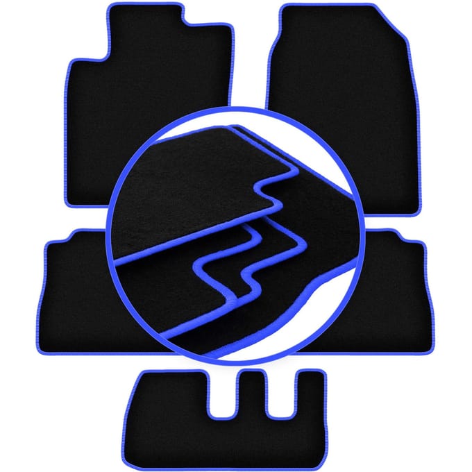 CARLUX-BLUE automatten voor: Chevrolet Captiva 7-zitter (2006-2017)