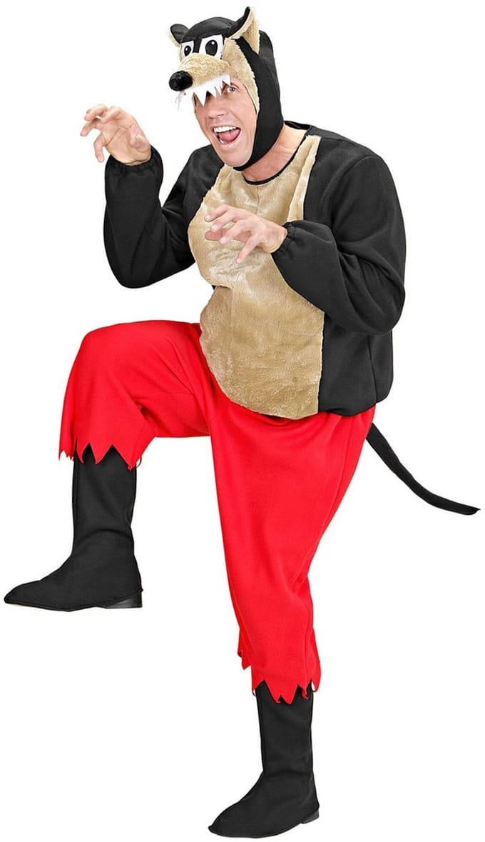 Boze wolf kostuum Roodkapje