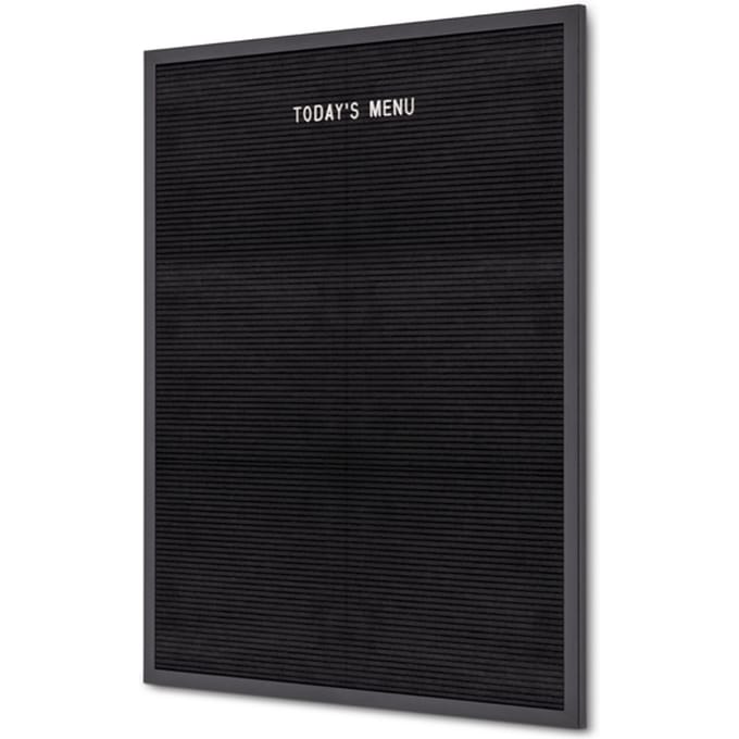 Letterbord IEZZY 60x80cm zwart hout