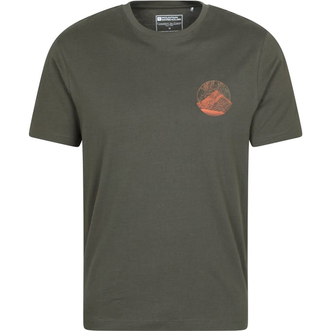 Mountain Warehouse Heren Mountain Grid T-shirt (Groen)