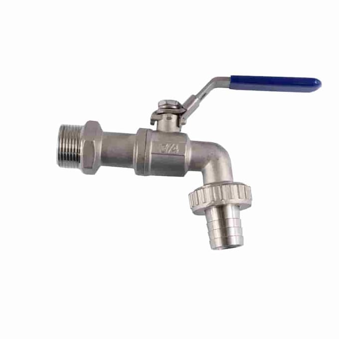 Rvs Kogelafsluiter met Hendel 3/4" - Tuinkraan