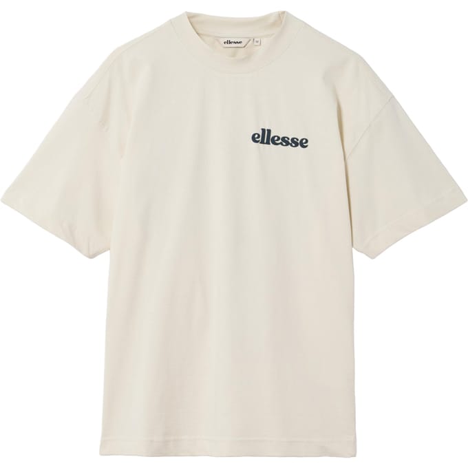 Ellesse Heren Entriamo Achterprint T-Shirt (Off White)