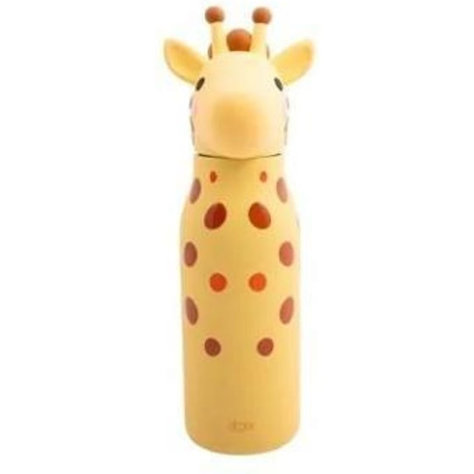 Dotz dubbelwandige drinkfles RVS met rietje Pipa 350ml Drinkflessen