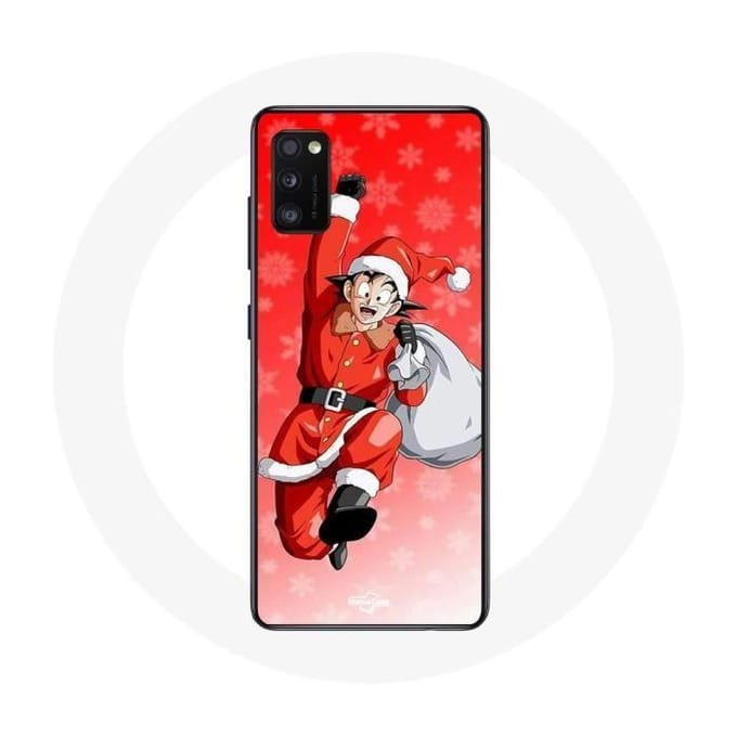 Coque - Maniacase - Samsung Galaxy A41 - Anime Son Goku - Protection - Souple noir
