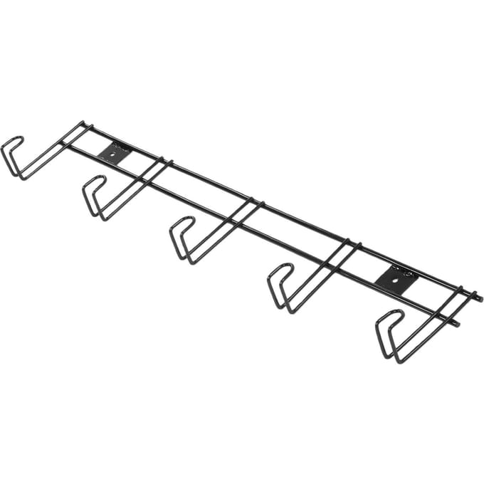 2 STuks Paardentoomrek met 5 Haken Lichtgewicht Draagbare Toom Halster Hanger voor Paardenhalster Dekje Zadel Zwart black