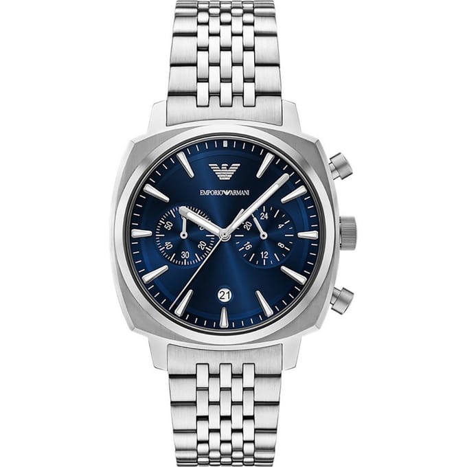 Emporio Armani Heren Horloge 40 cm - Zilverkleurig