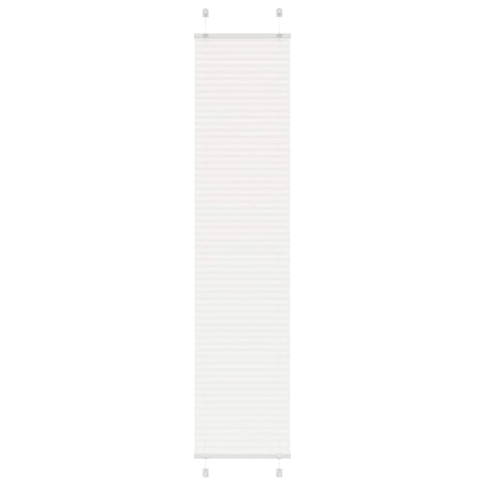 vidaXL - Plissé - rolgordijn - 40x200 - cm - stofbreedte - 39,4 - cm - polyester - wit