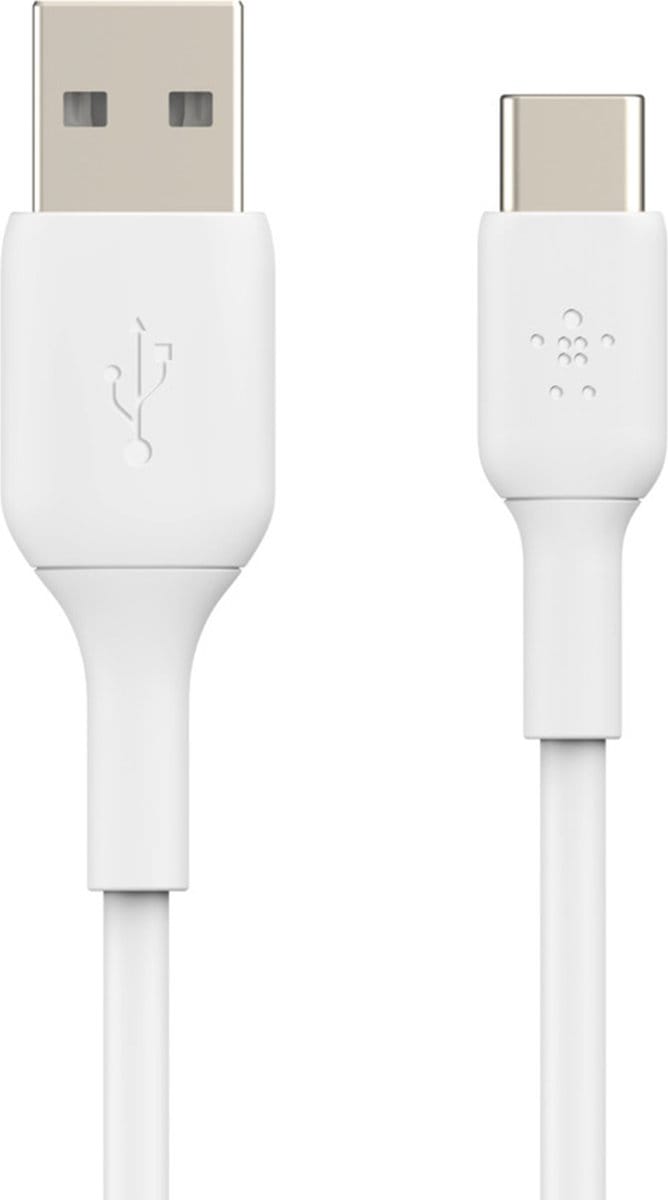 Belkin BOOST↑CHARGE - USB-A naar USB-C Kabel - 0,15 Meter - 12W - Wit