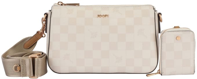 JOOP! Schoudertas Cortina Piazza Jasmina Shoulderbag Birch Crème