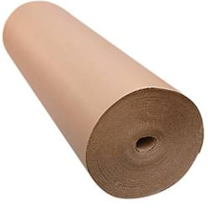 Rol golfkarton, L 70 m x B 700 mm, 100 % gerecycleerd golfkarton