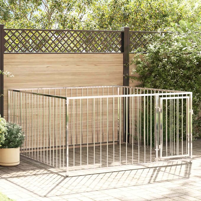 vidaXL - Hondenkennel - voor - buiten - 200x200x100 - cm