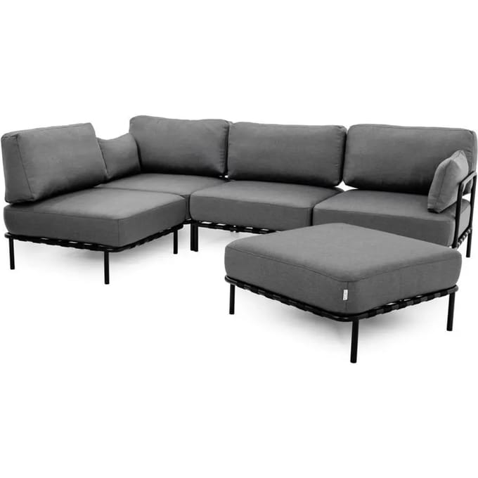 3-zits bank + enkel en poef module Sit Sit Salve