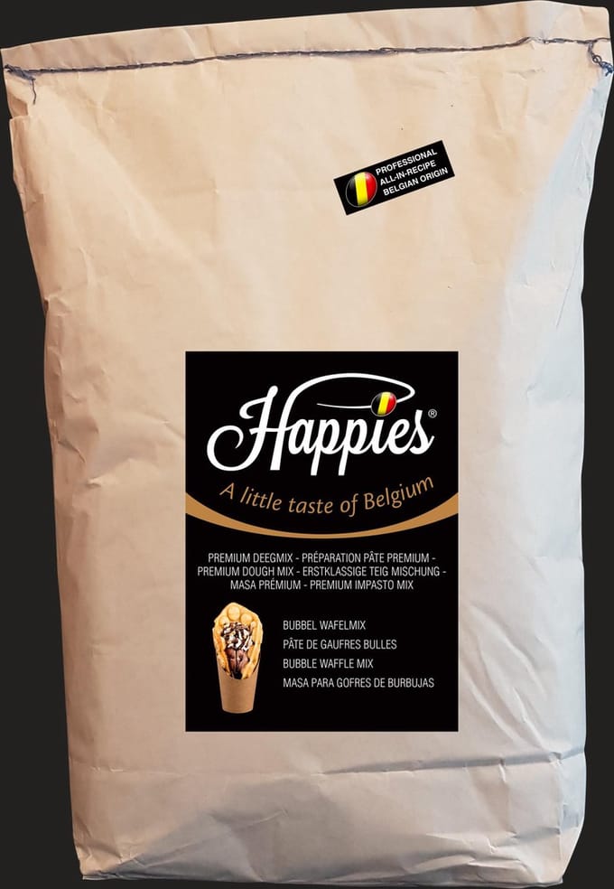 Bubbelwafel bakmix - 10kg