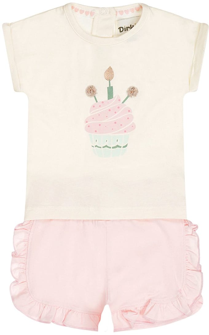 Dirkje Meisjes Kledingset - Soft pink