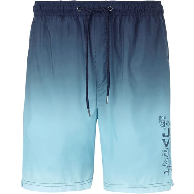 Jan Vanderstorm herren Zwemshort - 20 - blauw - Plus Size