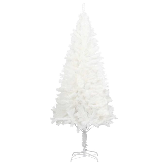 vidaXL - Kunstkerstboom - met - levensechte - naalden - 240 - cm - wit