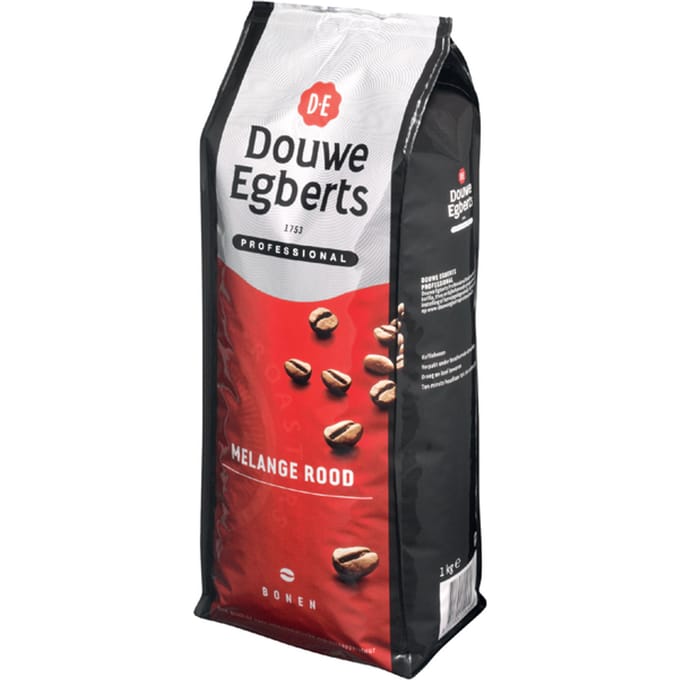 Douwe Egberts Koffiebonen melange rood - Pak 1 kilo