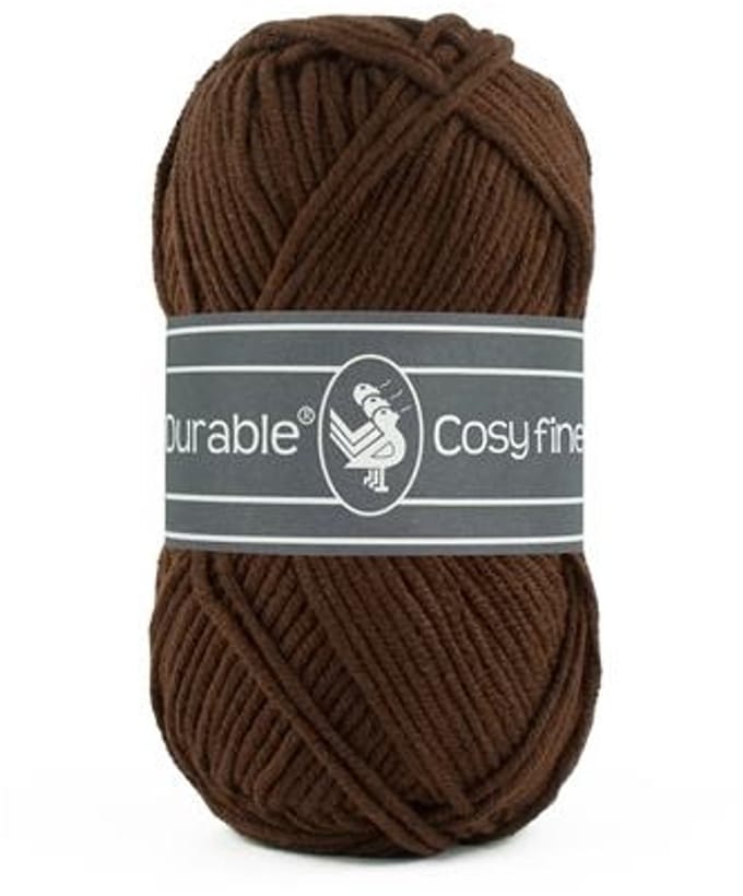 Durable Cosy Fine - 2230 dark brown - Katoen/Acryl Garen