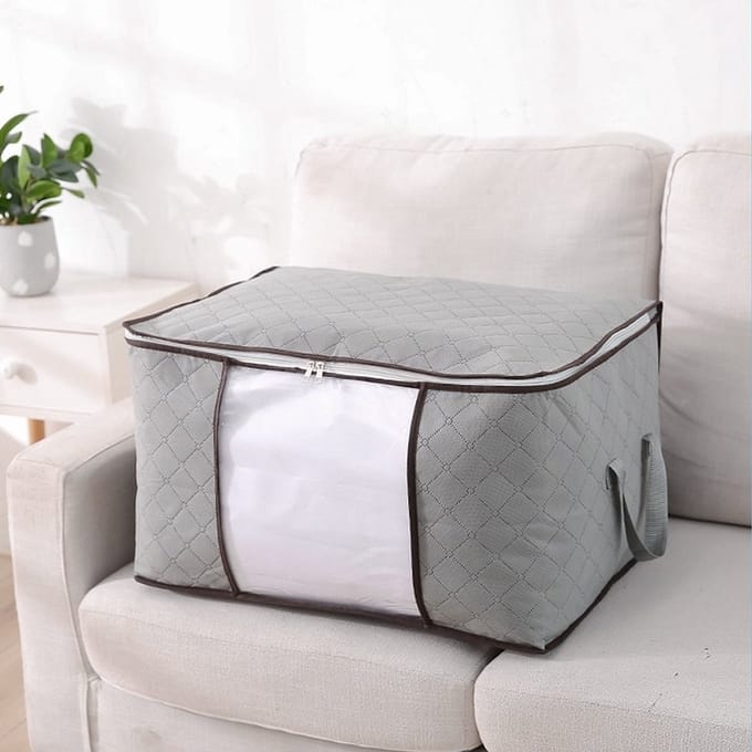 LuxeBass 4X Opbergtas voor dekbed | Opberzakken voor kleding | Kleding organizer - MS-43
