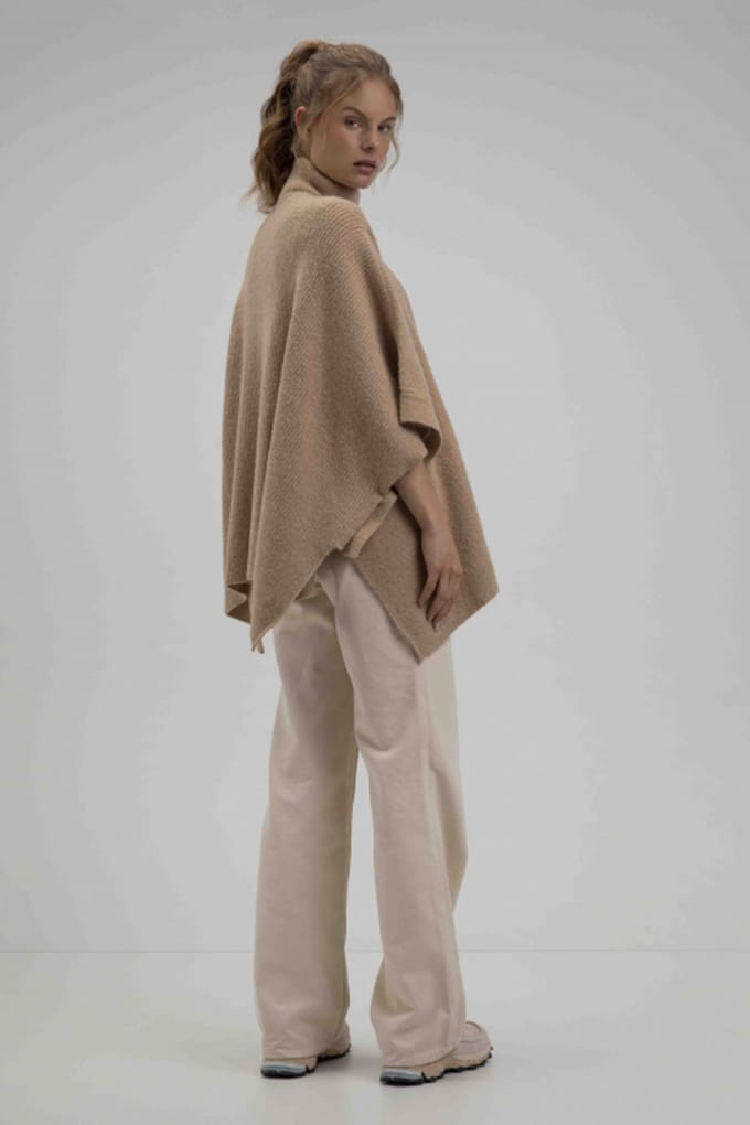 Josephine & Co Samira Poncho Sand Größe: XS | Ponchos Outlet | Damen | Braun