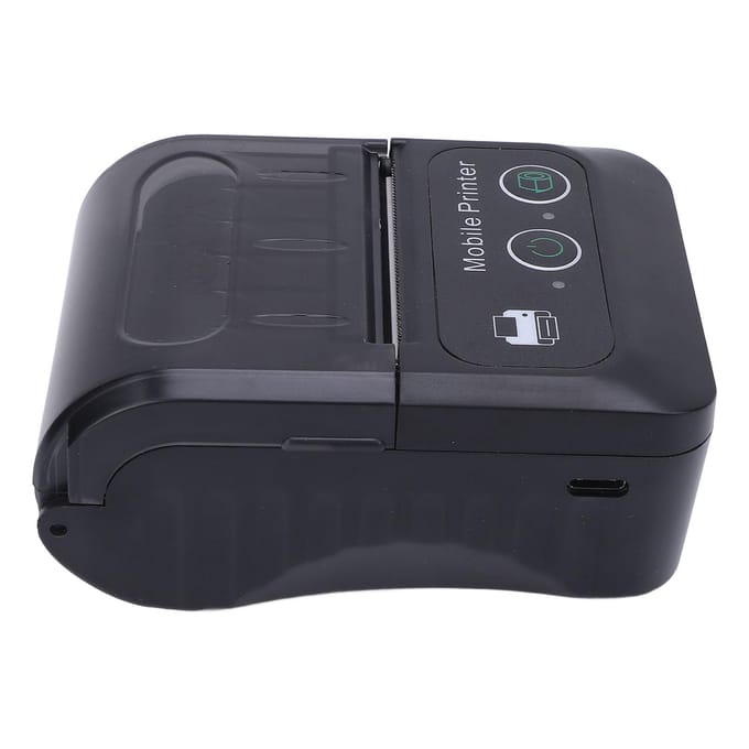 58mm Bluetooth Thermische Bonprinter Draagbaar Zakformaat USB Factuurprinter 203dpi Resolutie 50 tot black
