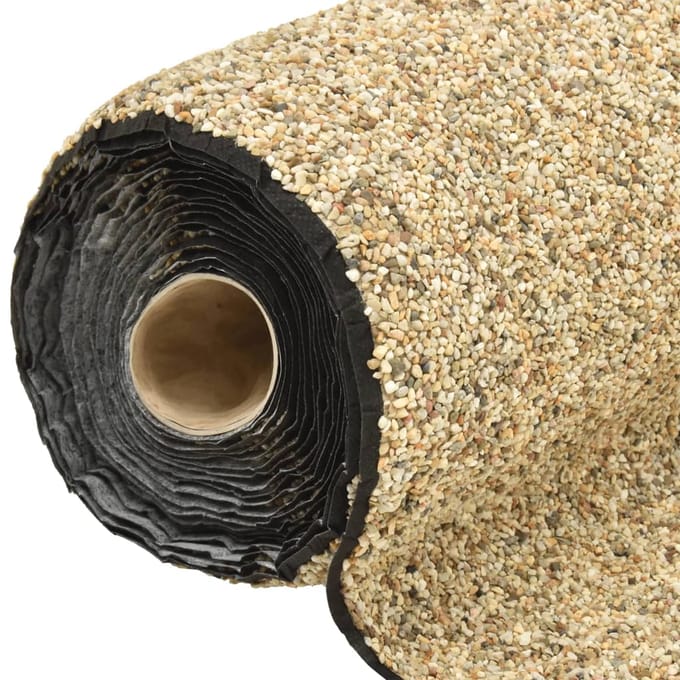 vidaXL - Grindfolie - 100x100 - cm - natuurlijk - zandkleurig