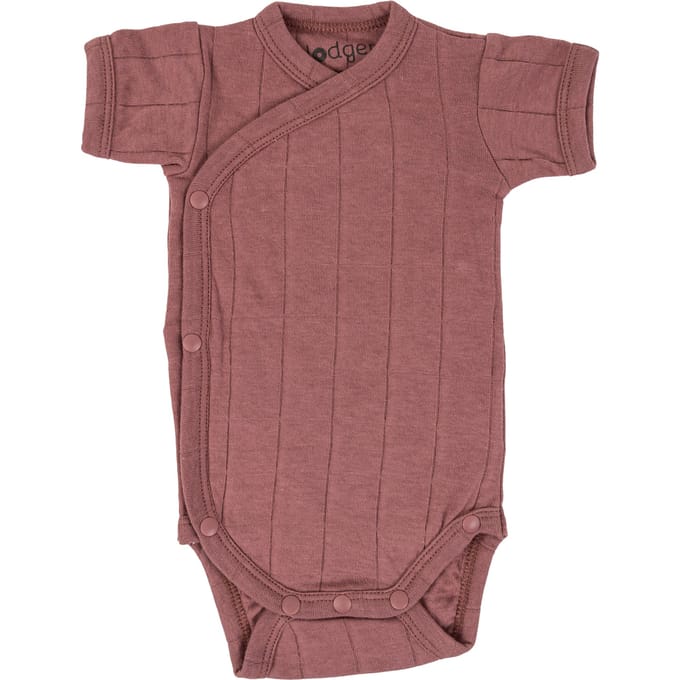 Romper aanbieding - Overslagromper korte mouwen - Maat 68 - Roze