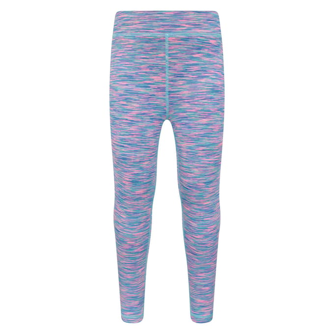 Mountain Warehouse Meisjes Kayleigh II Space Dye Legging (Blauw)