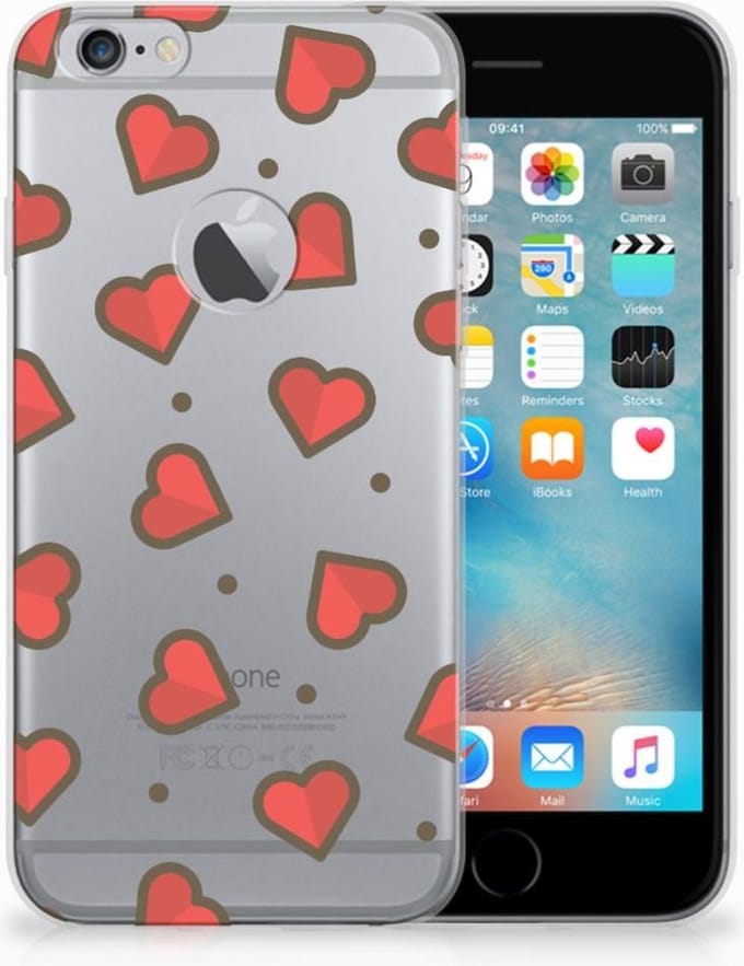 TPU Hoesje voor Apple iPhone 6 Plus | 6s Plus TPU bumper Hearts
