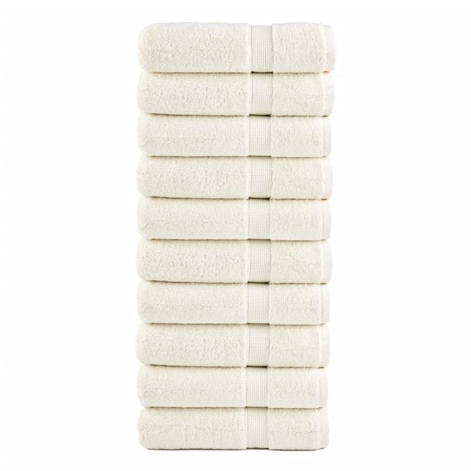 vidaXL - Badhanddoeken - SOLUND - 10 - st - 600 - g/m² - 100x150 - cm