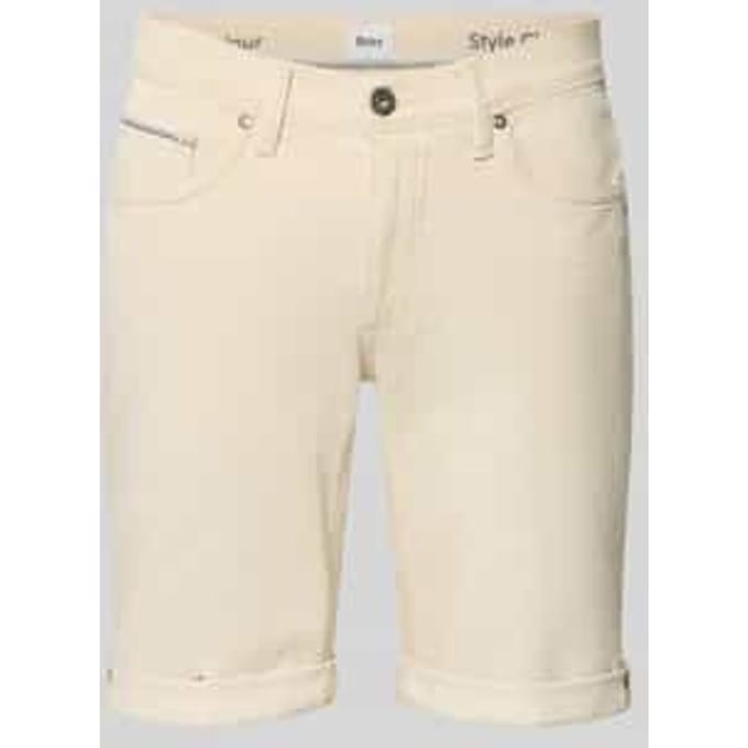 slim fit korte jeans van katoenmix model 'CHRIS'